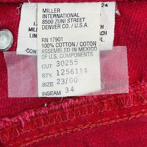 Vintage Rocky Mountain Jeans Womens 23 High Rise Straight Leg Western 34 Inseam - Picture 4 of 13